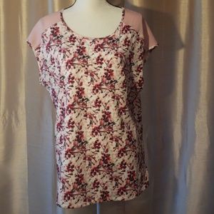 🌺Beautiful Cherry Blossom top with bow on back